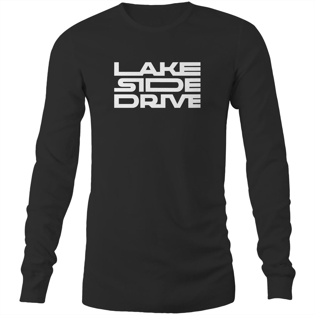 Lakeside Drive - Long Sleeve [white logo] - Lakeside Drive F1 Podcast