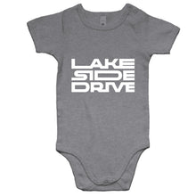 Load image into Gallery viewer, Lakeside Drive - Romper [white logo] - Lakeside Drive F1 Podcast
