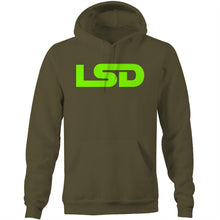 Load image into Gallery viewer, LSD - Hoodie [fluro logo] - Lakeside Drive F1 Podcast
