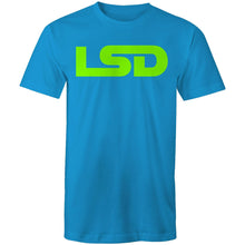 Load image into Gallery viewer, LSD - Tee [fluro logo] - Lakeside Drive F1 Podcast
