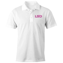 Load image into Gallery viewer, LSD - Polo [pink logo] - Lakeside Drive F1 Podcast
