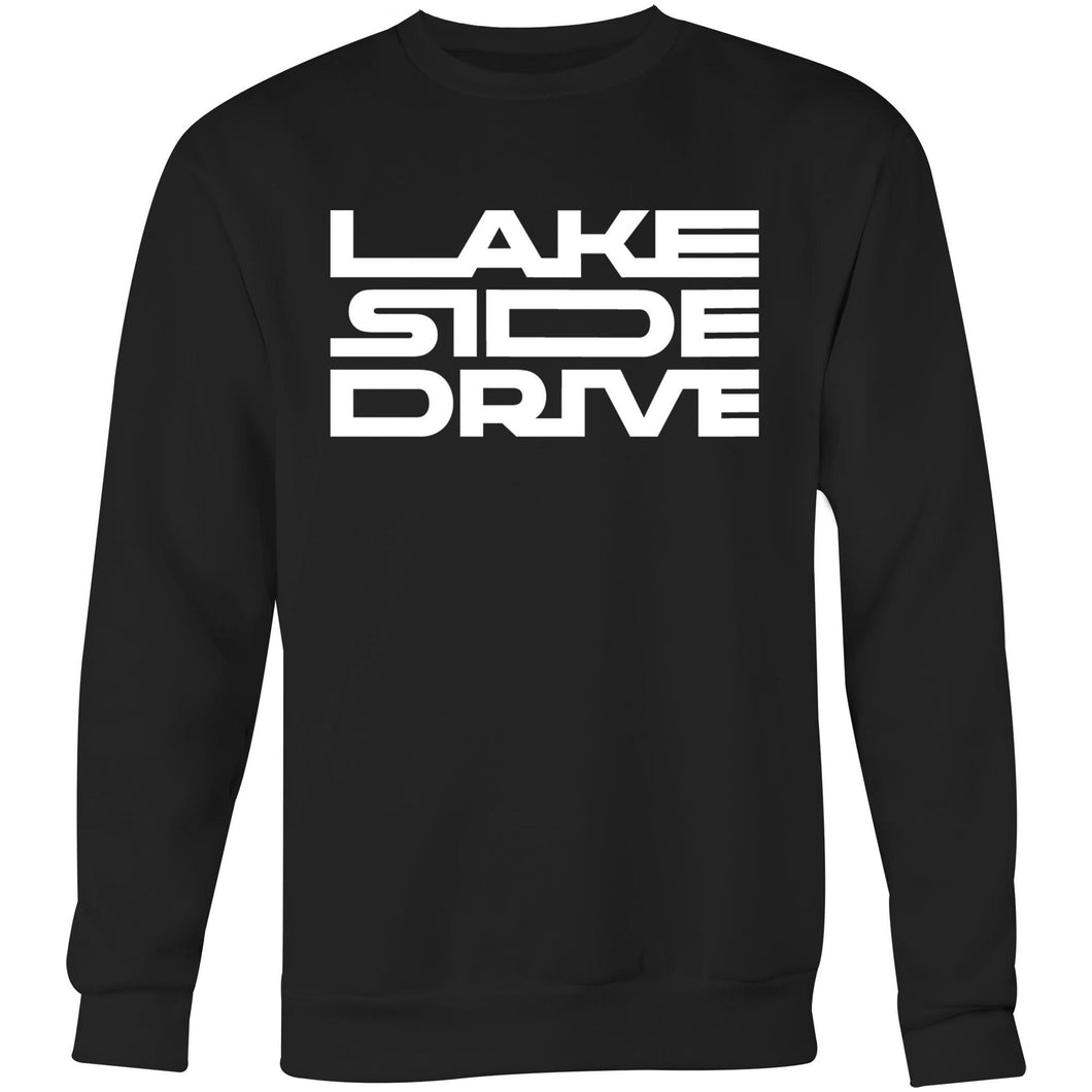 Lakeside Drive - Crew [white logo] - Lakeside Drive F1 Podcast