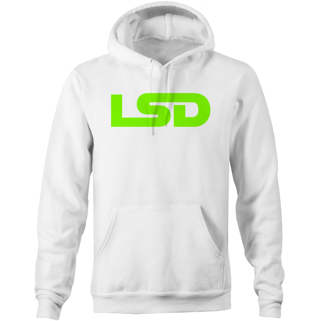 LSD - Hoodie [fluro logo] - Lakeside Drive F1 Podcast