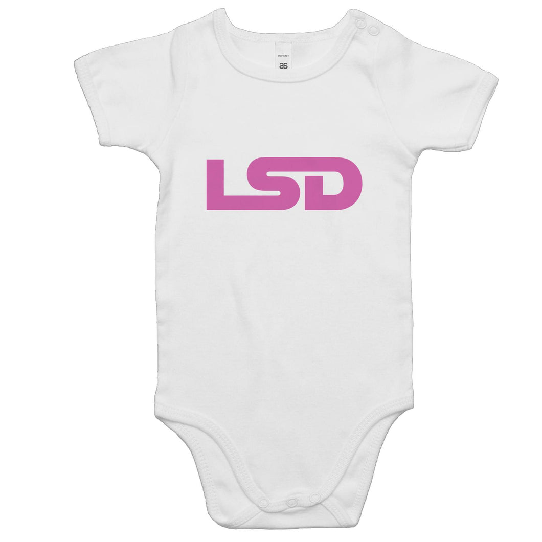 LSD - Romper [pink logo] - Lakeside Drive F1 Podcast