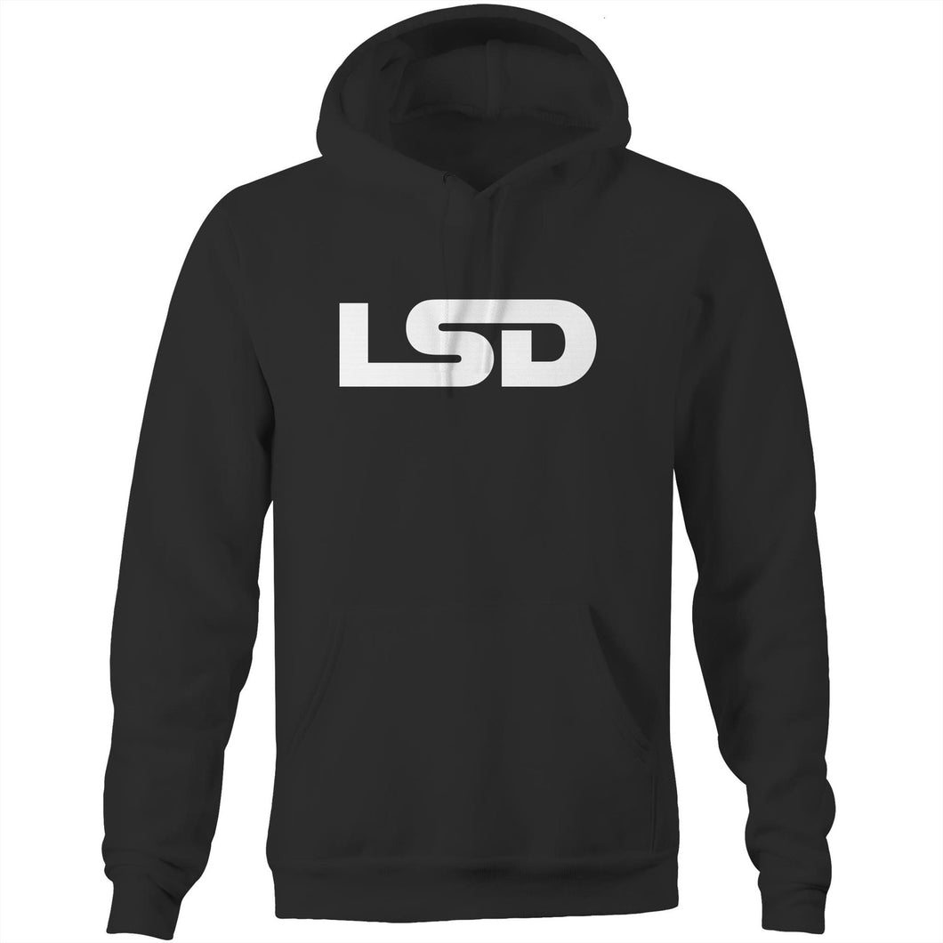 LSD - Hoodie [white logo] - Lakeside Drive F1 Podcast