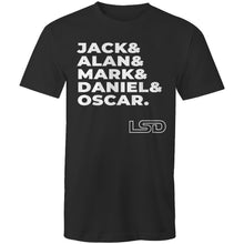 Load image into Gallery viewer, Legends - Tee [white logo] - Lakeside Drive F1 Podcast
